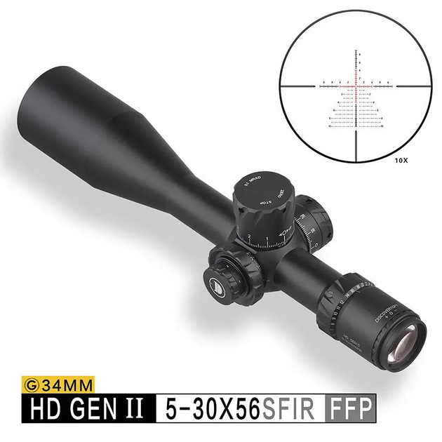 Оптичний приціл Discovery Optics HD 5-30X56 SFIR FFP Zero Stop Gen II - зображення 1