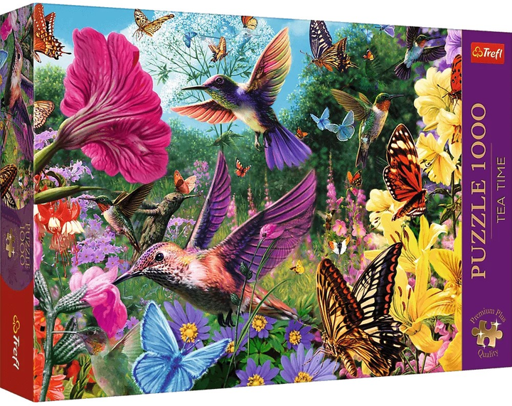 Puzzle Trefl Premium Plus Quality Tea Time Ogród kolibrów 1000 elementów (5900511108064) - obraz 1