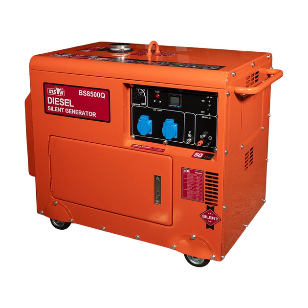 Генератор дизельний однофазний 5 кВт Bison BS8500Q (41-00412) - зображення 1