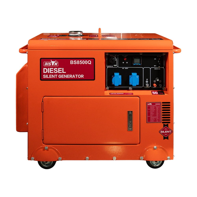 Генератор дизельний однофазний 5 кВт Bison BS8500Q (41-00412) - зображення 4