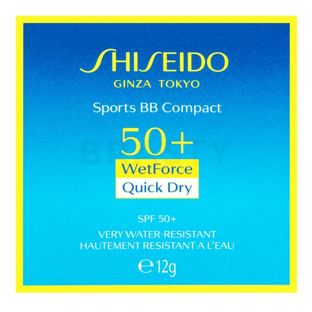 Праймер для обличчя Shiseido Sun Sports BB SPF 50+ у пудрі Very Dark 12 г (729238155787) - зображення 4