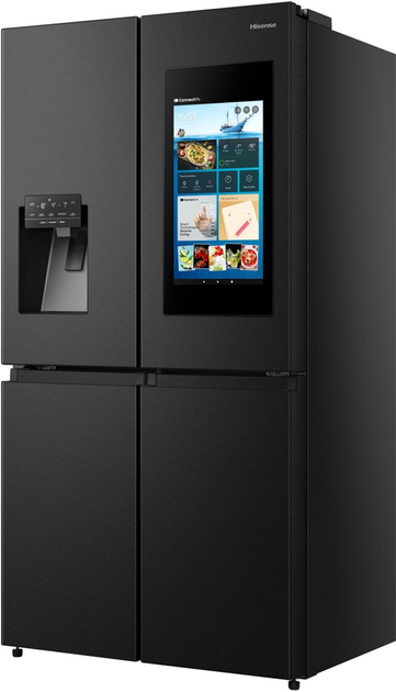 Холодильник Hisense RQ760N4IFE 577 л багатодверний No Frost Чорний - зображення 3