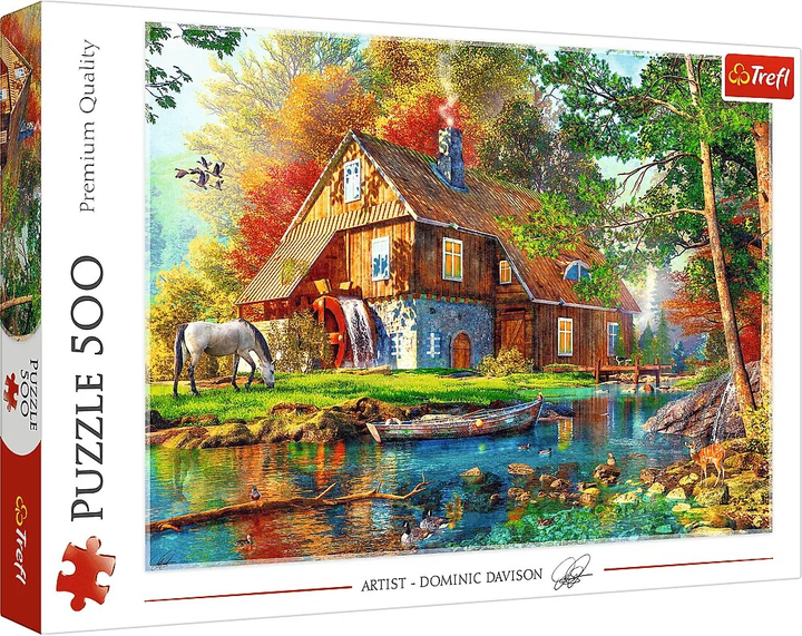 Puzzle Trefl Premium Quality Chatka nad rzeką 500 elementów (5900511374841) - obraz 1