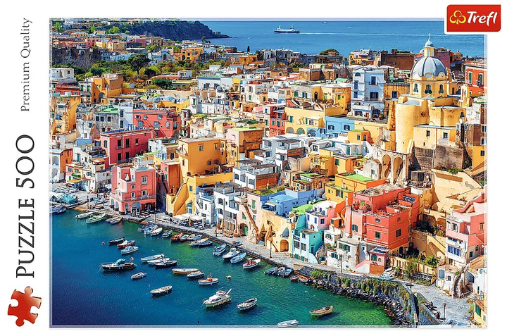 Puzzle Trefl Premium Quality Procida Kampania Włochy 500 elementów (5900511374773) - obraz 3