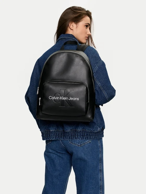 Рюкзак жіночий Calvin Klein K60K612223 Чорний (8720639813742) - зображення 2