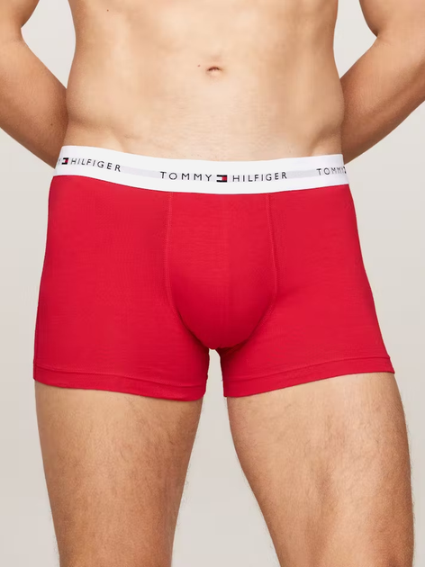 Zestaw majtek boxer męski Tommy Hilfiger UM0UM02768 XL 3 szt Czarny/Biały/Czerwony (8720637185131) - obraz 2