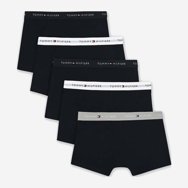 Zestaw majtek boxer męski Tommy Hilfiger UM0UM03061 S 5 szt Czarny (8720637187302) - obraz 2