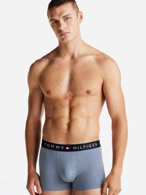 Zestaw majtek boxer męski Tommy Hilfiger UM0UM03399 M 3 szt Niebieski (8720637188408) - obraz 2