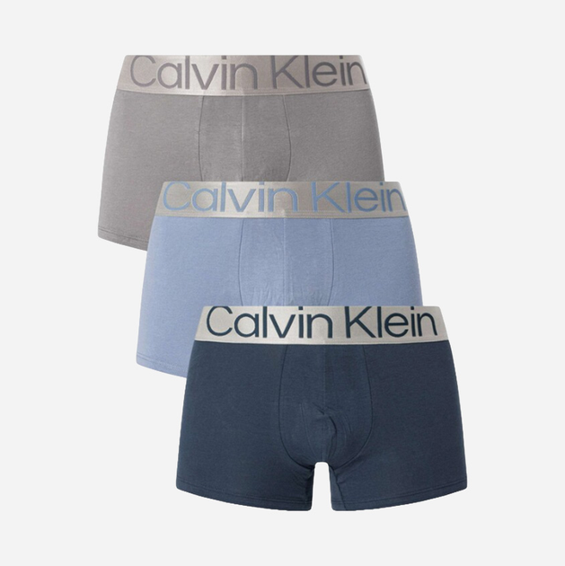 Zestaw majtek boxer męski Calvin Klein 000NB3130A M 3 szt Wielobarwny (8720639722280) - obraz 1