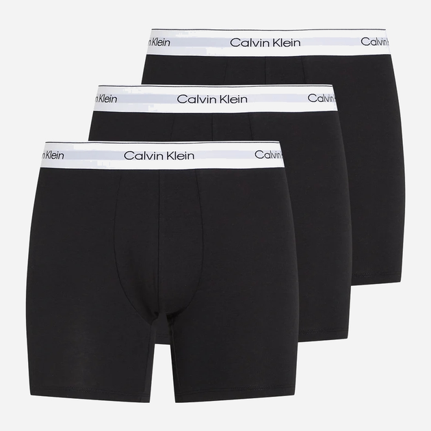 Набір трусів-боксерів чоловічих Calvin Klein 000NB3964A M 3 шт Чорний (8720639725618) - зображення 1