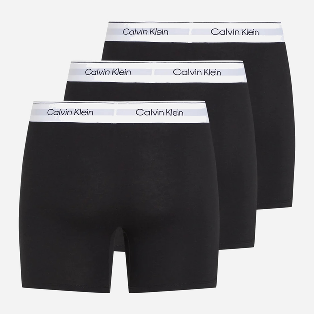 Набір трусів-боксерів чоловічих Calvin Klein 000NB3964A 2XL 3 шт Чорний (8720639725649) - зображення 2