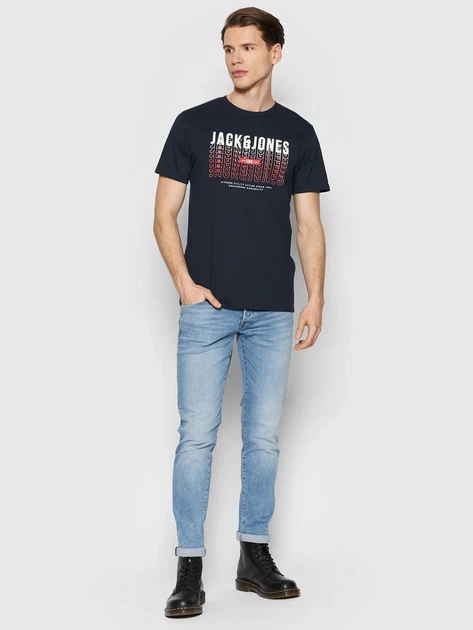Джинси Jack&Jones Glenn Icon JJ 957 Slim fit Блакитний W32L30 12204334 - изображение 3