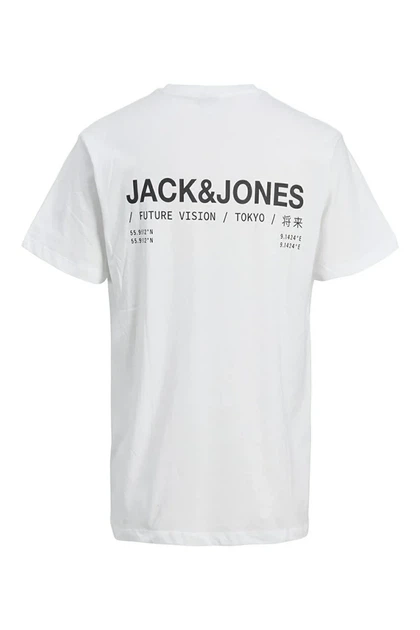 Футболка Jack & Jones Comono Vision Білий XL 12215655 - зображення 2