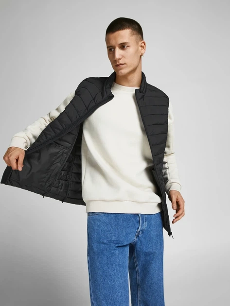 Безрукавка Jack & Jones Recycle BodyWarmer 12211132 S Чорний - изображение 4