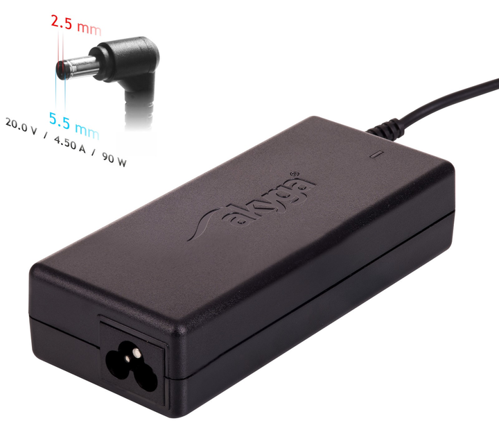 Zasilacz Akyga do laptopa Lenovo 20V 4.5A 90W (5.5x2.5) (AK-ND-71) - obraz 5