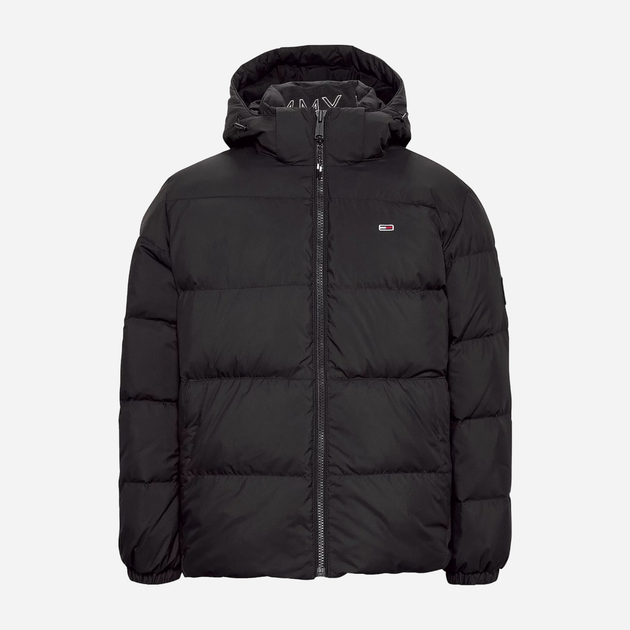 Пуховик зимовий короткий чоловічий Tommy Hilfiger DM0DM19786-BDS M Чорний (8720637317990) - зображення 6