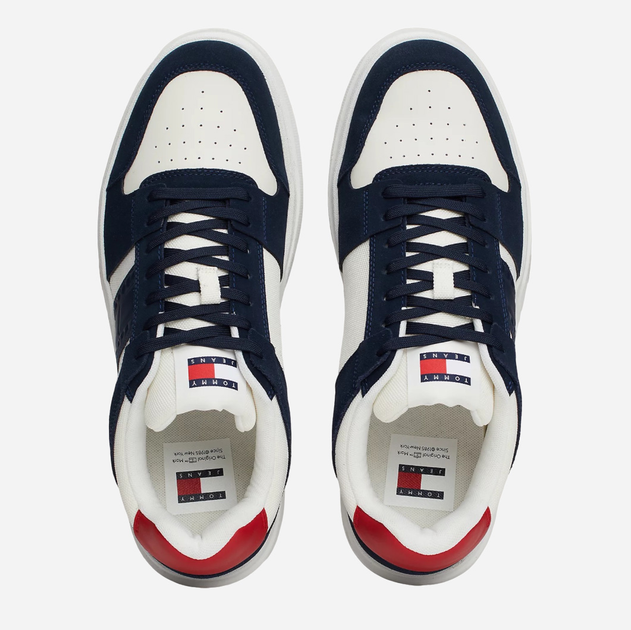 Чоловічі снікери Tommy Hilfiger EM0EM01457-C1G 43 Темно-сині (8720637381090) - зображення 4