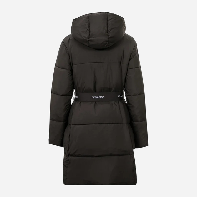 Kurtka puchowa damska zimowa Calvin Klein J20J224122-BEH L Czarna (8720639430574) - obraz 4