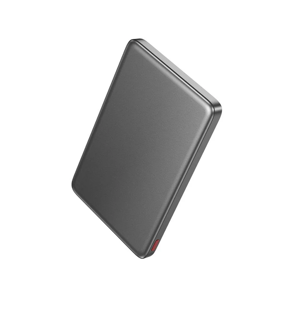 Повербанк Hoco Q26 5000mAh PD 20W магнитный с функцией беспроводной зарядки metal gray - изображение 3
