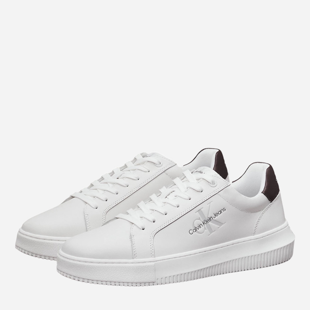 Sneakersy męskie do kostki Calvin Klein YM0YM00681-02W 42 Białe (8720639486250) - obraz 2