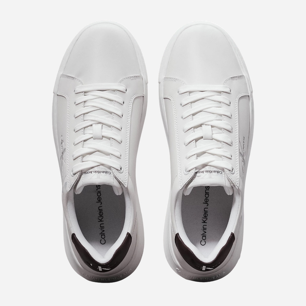 Sneakersy męskie do kostki Calvin Klein YM0YM00681-02W 45 Białe (8720639486281) - obraz 4