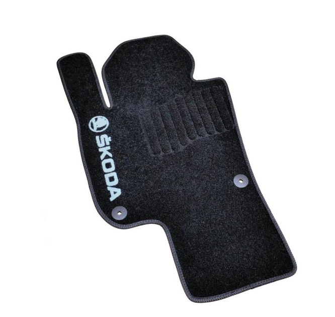 Коврики в салон (ворсовые) Skoda Superb 2008-2015, Premium, черные, AVTM BLCLX1566 - изображение 2