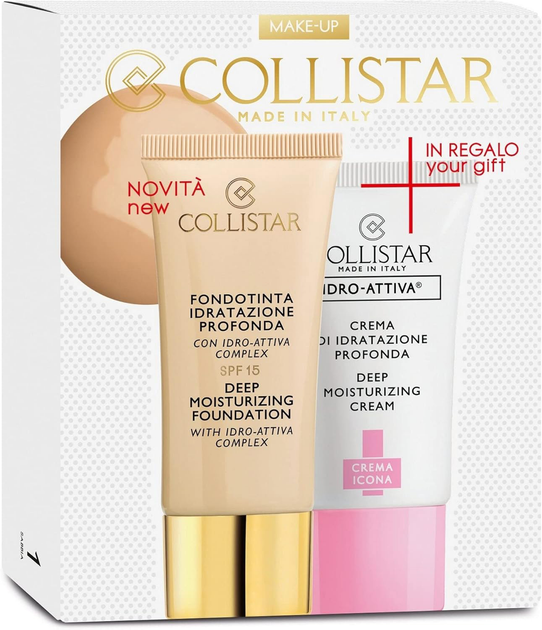 Zestaw Collistar Głęboko Nawilżający Podkład - 6 Sun 30 ml (8015150135665) - obraz 1