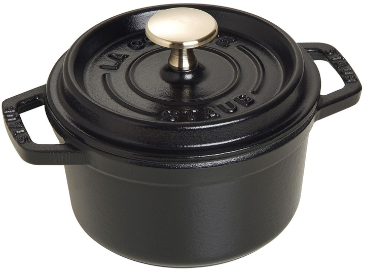 Garnek Staub La Cocotte Czarny 800 ml (3272341014252) - obraz 1