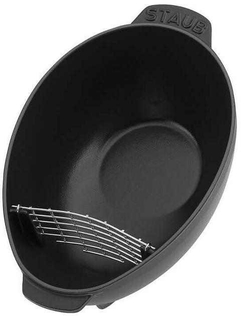 Каструля Staub La Cocotte овальна Чорна 2 л (3272341025234) - зображення 2