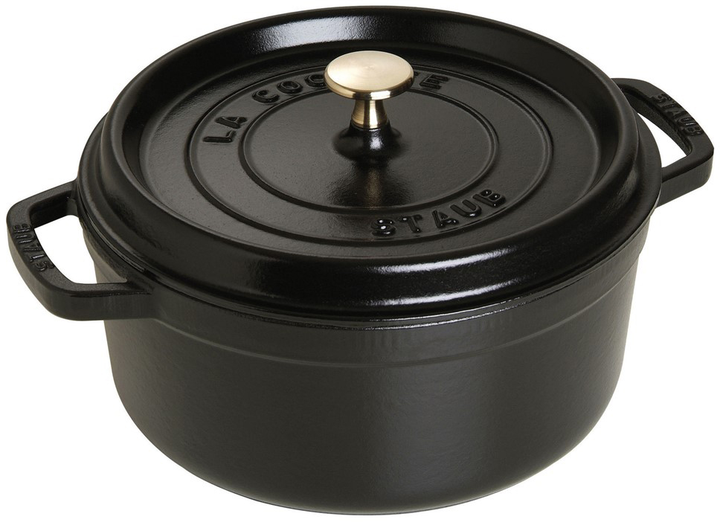 Garnek Staub La Cocotte Czarny 3.8 l (3272341024251) - obraz 1