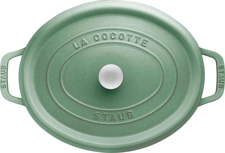 Garnek Staub La Cocotte owalny Miętowy 4.2 l (3272340056598) - obraz 2