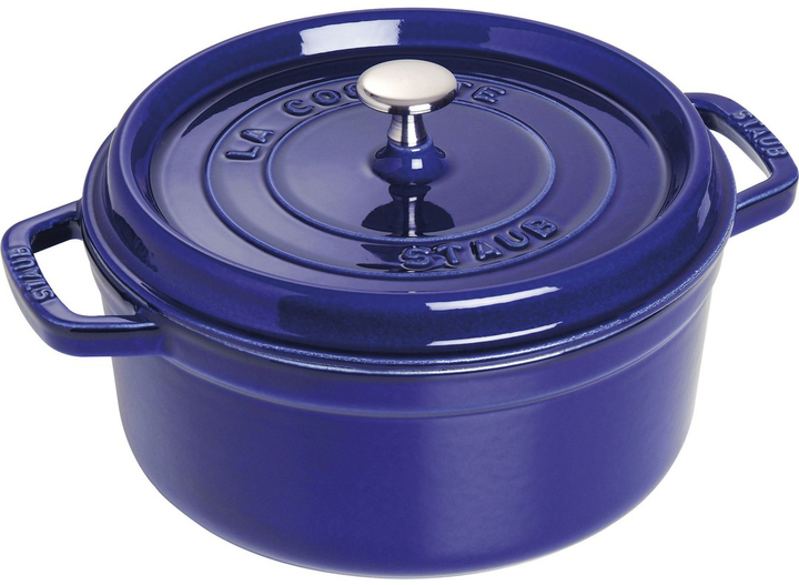 Garnek Staub La Cocotte Niebieski 3.8 l (3272341024916) - obraz 1