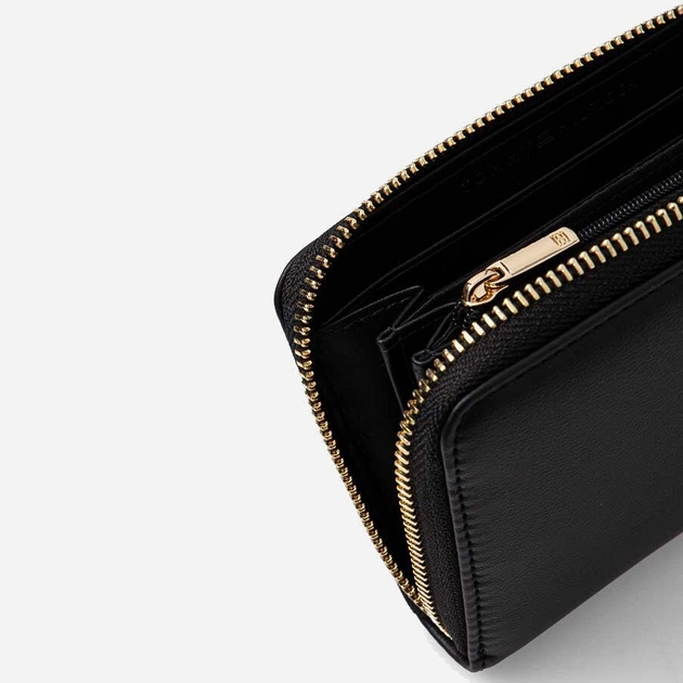 Гаманець жіночий Tommy Hilfiger AW0AW16582 Чорний (8720637869215) - зображення 4