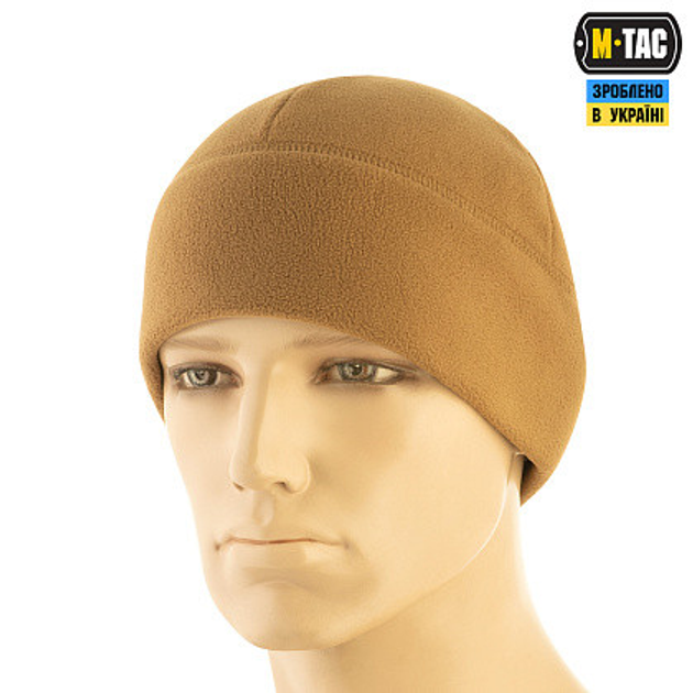 Шапка M-TAC Watch Cap Elite Фліс 320г/м2 M Coyote Brown 40027017 - изображение 1