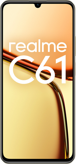 Мобільний телефон Realme C61 6/128GB Sparkle Gold (RMX3939) - зображення 3