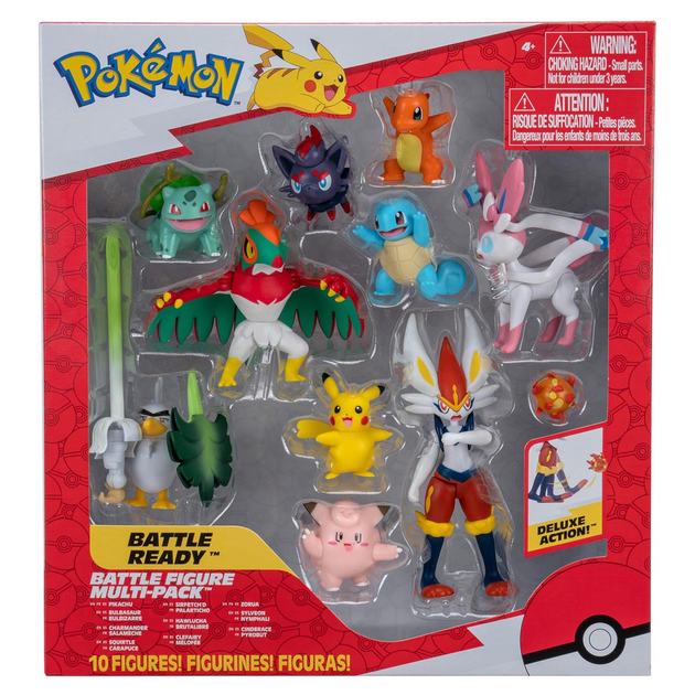 Фігурка Jazwares Pokemon Bitewne Multipack 10 шт. (191726507758) - зображення 1