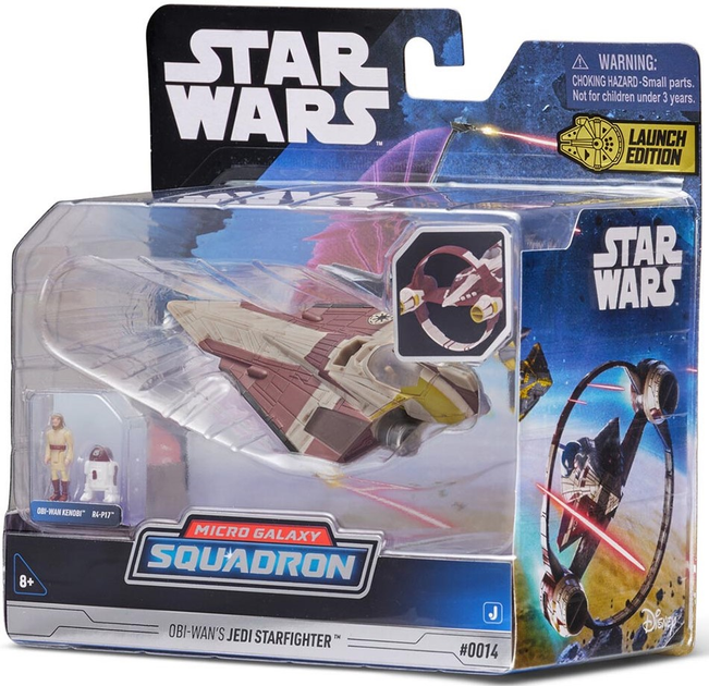 Фігурка Jazwares Star Wars Delta 7B Jedi Starfighter Obi-Wan (191726416210) - зображення 2