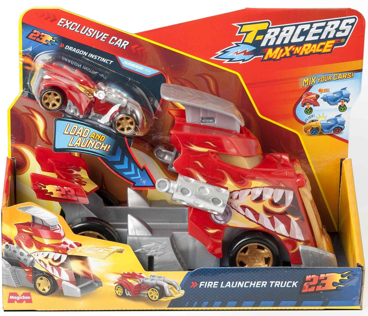 Автомобіль Magic Box T-Racers Mix 'N Race Fire Launch (8431618032107) - зображення 1