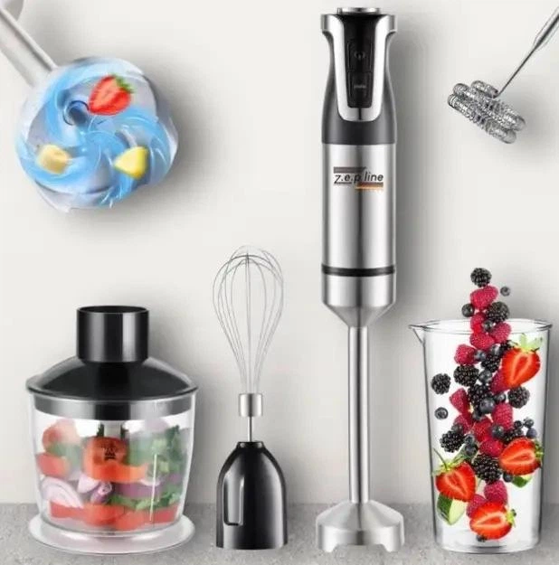 Погружной ручной блендер 5 в 1 ZP 07З кухонный измельчитель с