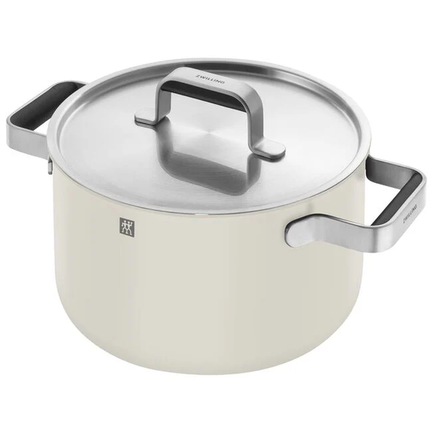 Набор кастрюль Zwilling Pure из 5 предметов белый нержавеющая сталь для индукции - изображение 7