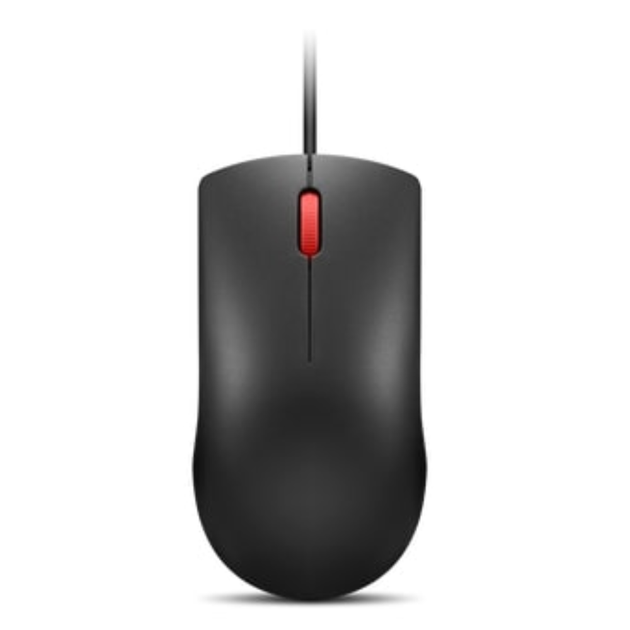 Мышка проводная Lenovo 120 Wired Mouse 1600 dPi Black - изображение 2