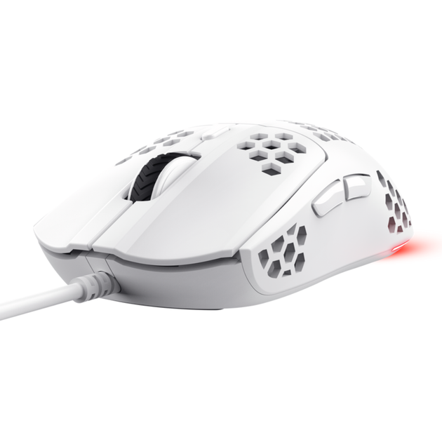 Мишка ігрова Trust GXT 928W Helox дротова RGB White - зображення 4