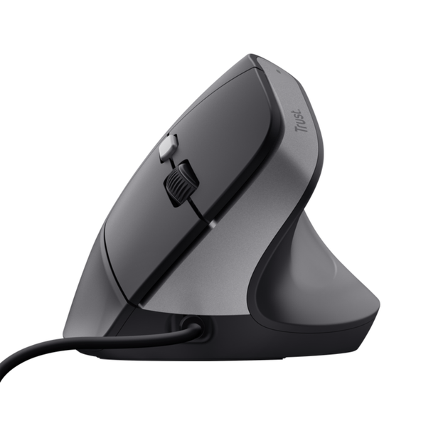 Компьютерная мышь вертикальная Trust Bayo II Ergonomic Mouse проводная Black (25144) - изображение 6