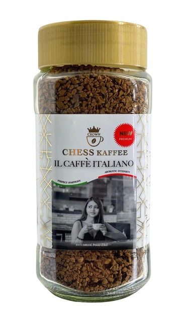 Кава розчинна CHESS KAFFEE IL CAFFÈ ITALIANO 100 г арабіка - Фото 1 Кава розчинна CHESS KAFFEE IL CAFFÈ ITALIANO 100 г арабіка - зображення 1