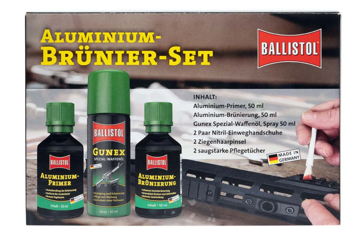 Краска Ballistol набор для воронения алюминия - изображение 6