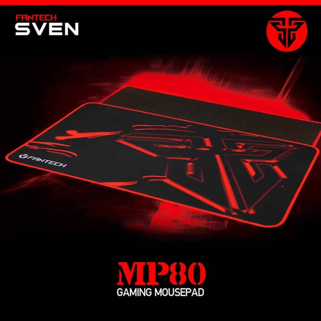 Коврик для мыши Fantech Sven MP80 (размер 800x300x3 мм) черного цвета. - изображение 3