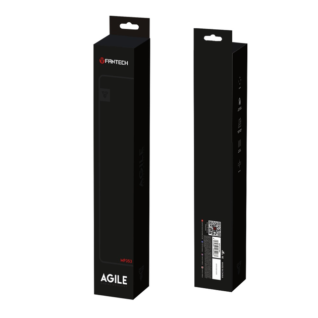 Коврик для мыши Fantech Agile MP353 (300x300x4 мм) цвета черный. - изображение 2