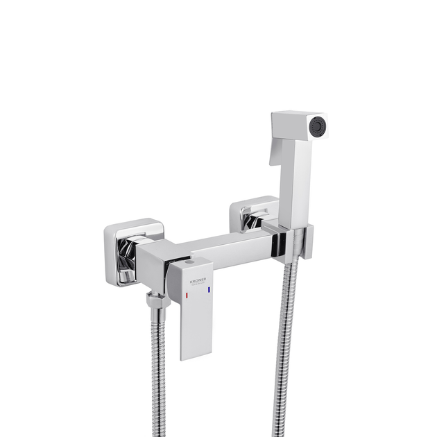 Смеситель Для Гигиенического Душа Kroner Krp Edelstahl Kubus - Chr052 ...