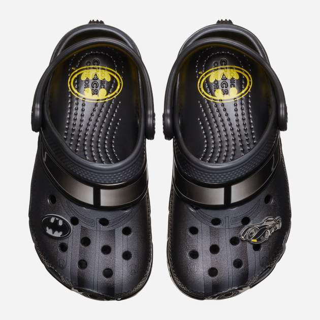 Дитячі крокси-сабо для хлопчика Crocs Classic Batman Batmobile Clog Kids 210229-001 28-29 Чорні (196265807819) - зображення 4