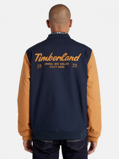 Бомбер чоловічий Timberland TB0A6G7N M Синій (196247880465) - зображення 2